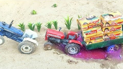 Diy tractor stuck In Mud With Parle G. mini science project part 1