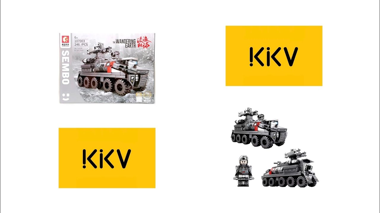 ASMR RAKIT KKV SEMBO BLOCK THE WANDERING EARTH MILITARY TRUCK !!!