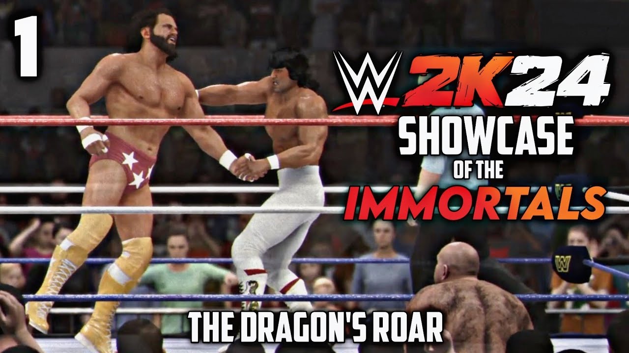 WWE 2K24 - 2K SHOWCASE - Ep 1 - The Dragon's Roar | Ricky Steamboat vs Randy Savage