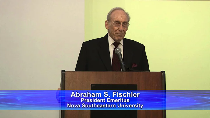 Abraham Fischler - NSU - Dec. 06, 2014 - part 1