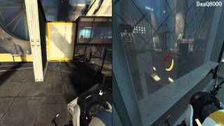 Portal 2 Co-Op HD Playthrough Part 4 | DanQ8000