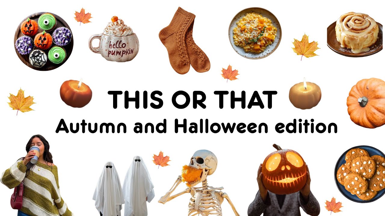 Autumn & Halloween This or That Game 🎃🍁 | Fun Fall Choices & Spooky Season Aesthetic #thisorthat