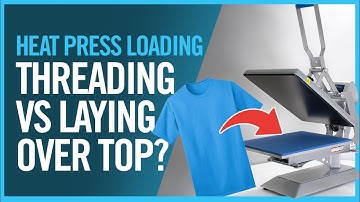 Tips For Loading T-Shirts On Your Heat Press | What does "Threading" Mean?