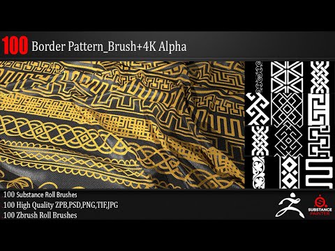 How to use brushes for alpha files in Adobe Substance 3D Painter - YouTube