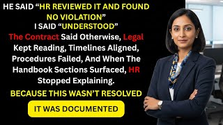 HR Closed My Complaint as “Within Guidelines” — The Handbook Triggered Executive Review