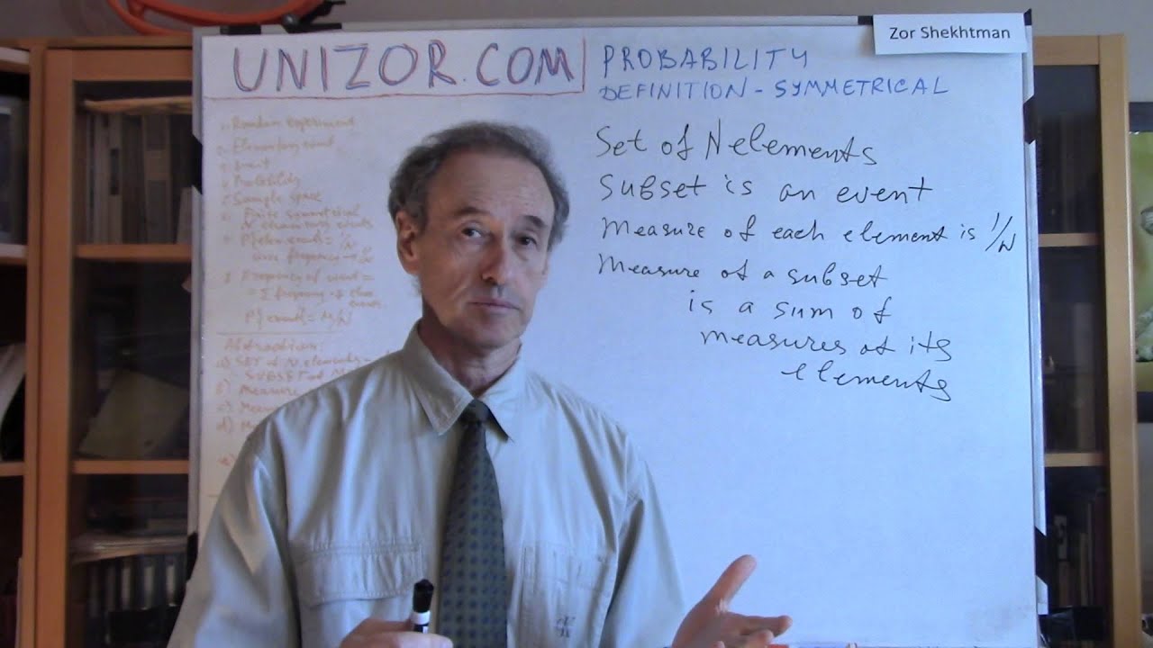 Unizor - Probability Definition - Equal Chances