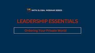 Ordering Your Private World