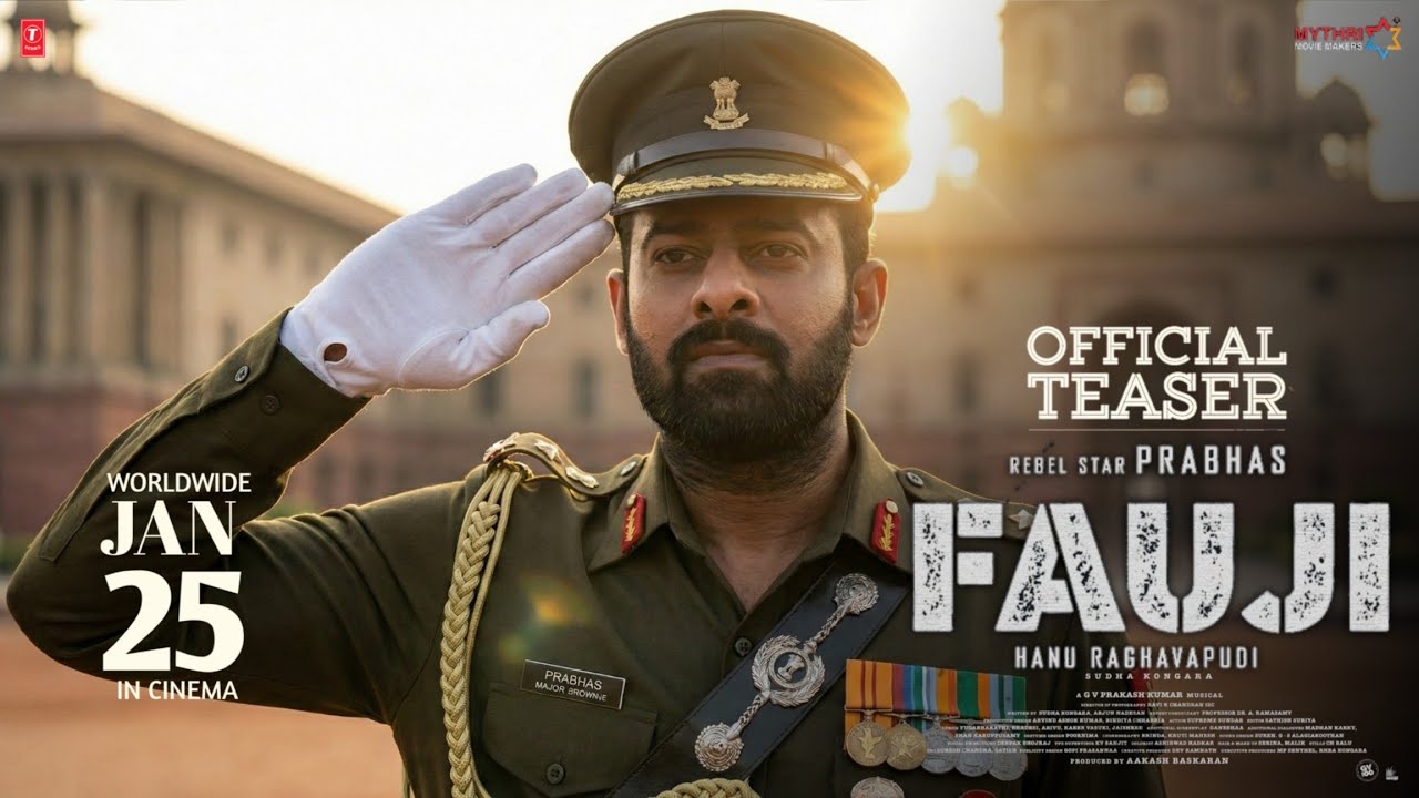 FAUJI - Trailer | Rebel Star Prabhas | Hanu Raghavapudi | Trailer 2026 | Republic day 2026