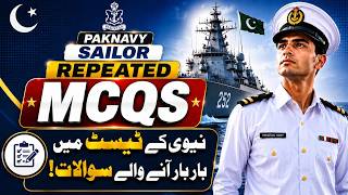 Pak Navy Sailor Jobs 2026 |Sailor All Branches Most Repeated Questions Technical ,Marine,N Police
