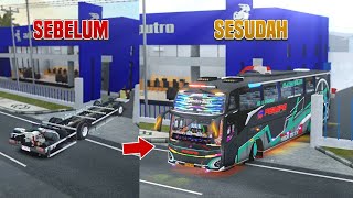 Transform a New Mercedes Chassis into a Fully Modified Jetbus 5 New Generation at Adi Putro!! | B...