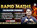 #167 Vedic Maths Tricks For Fast Calculation | Speed Maths for Bank Exams/RBI/ SSC by Vijay Mishra