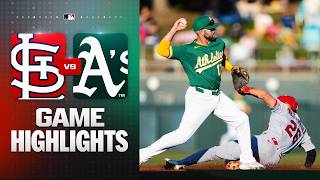 Cardinals vs. A's Game Highlights (5/13/26) | MLB Highlights