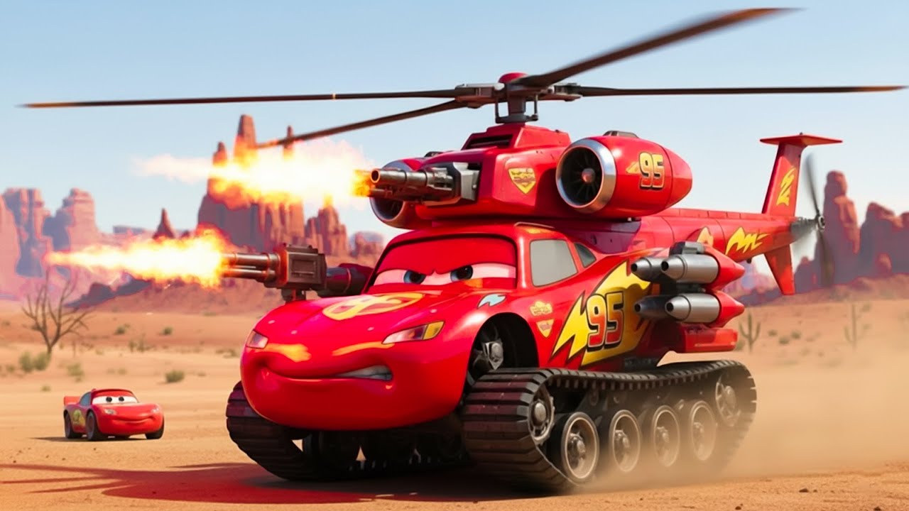 Helicopter McQueen's EPIC Battle Against Black cats2025 Revealed