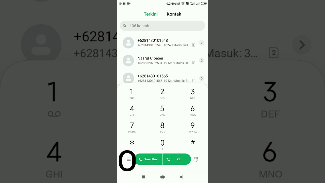 Cara menghilangkan sms otomatis, ketika panggilan di tolak/tak terjawab..!!