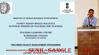Feedback of FDP by Dr. Sunil Sangle  TWO WEEK FACULTY DEVELOPMENT PROGRAMME