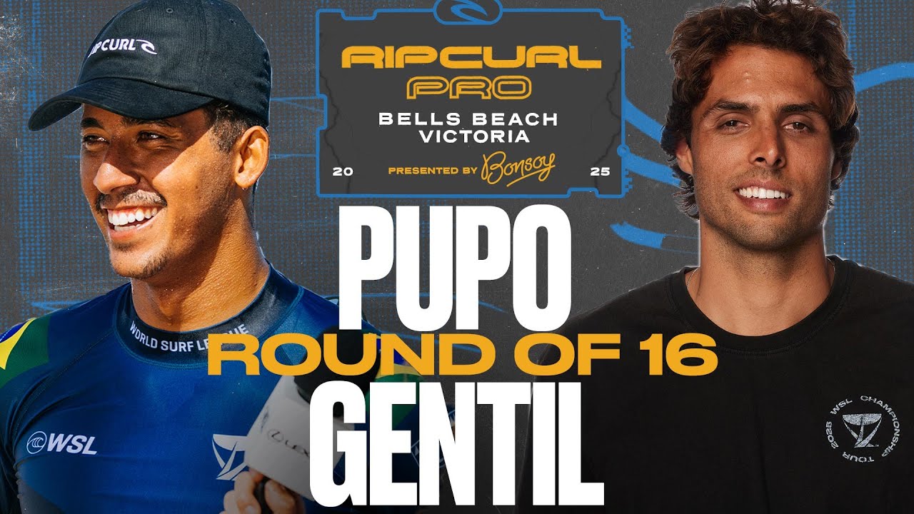 Samuel Pupo vs Ian Gentil | Rip Curl Pro Bells Beach presented by Bonsoy 2025 - Round of 16