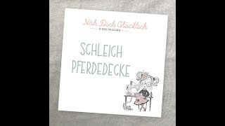 Näh Dich Glücklich by Nanali und Designbar . Schleich Pferdedecke