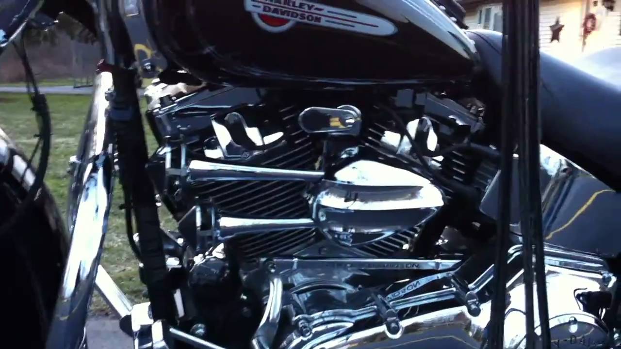MetalArts Air Horn on Harley Heritage Softail Classic