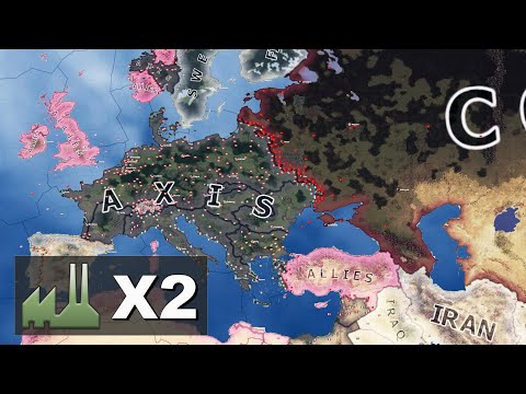 DOUBLE Military Production! - Hoi4 Timelapse