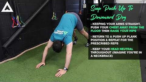Scap Push Up To Downward Dog