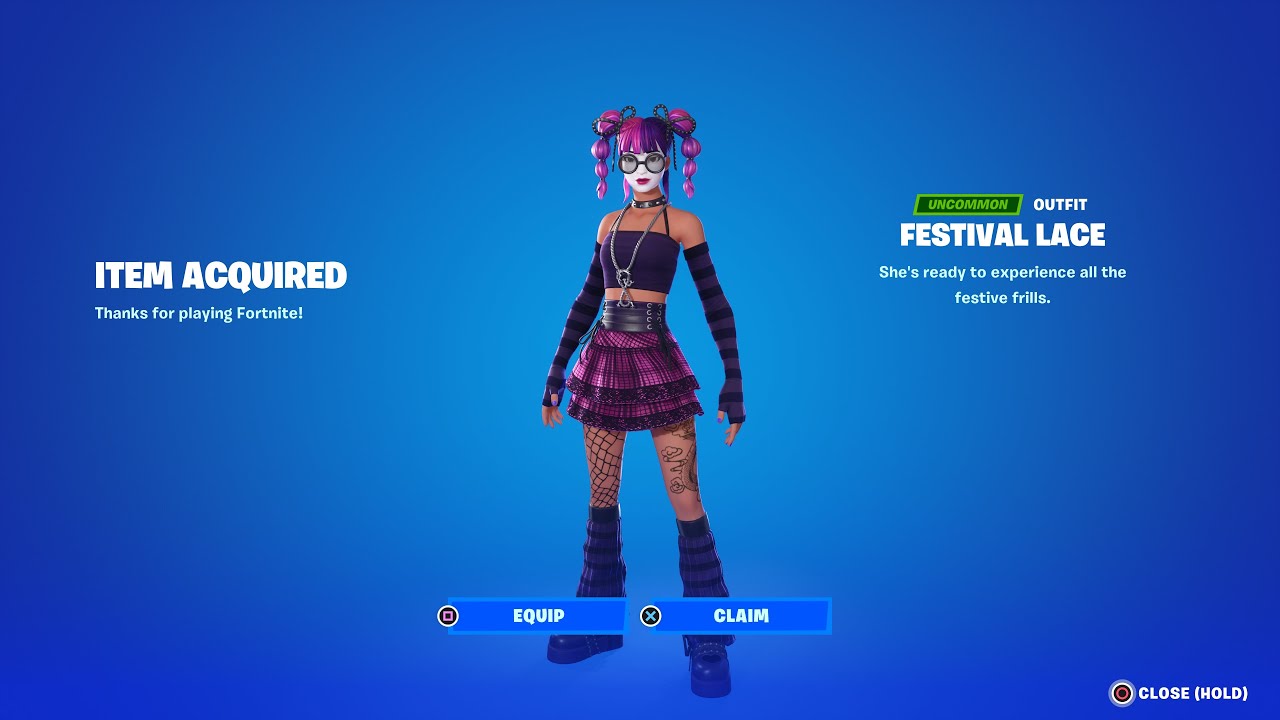 HOW TO GET FESTIVAL LACE SKIN IN FORTNITE! YouTube