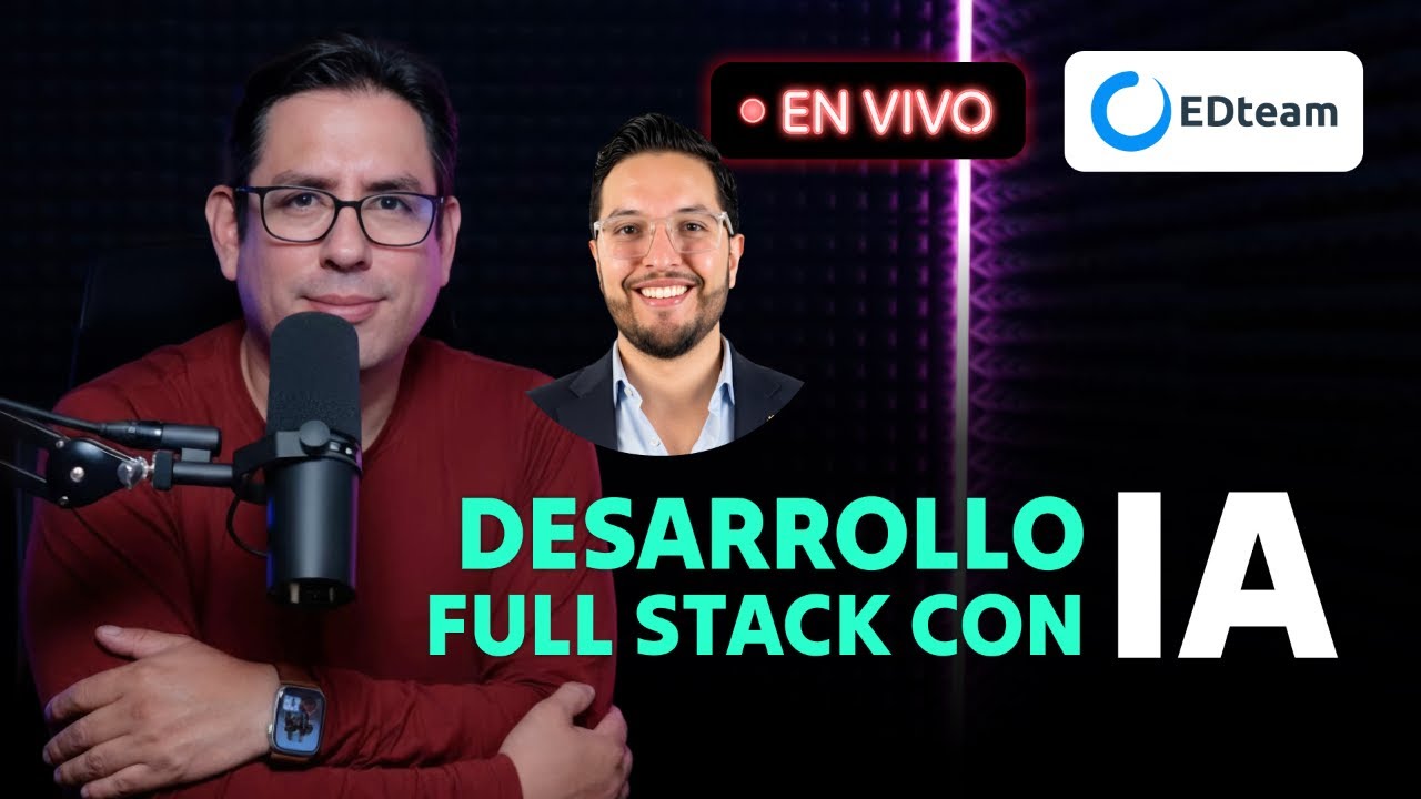 Live: Desarrollo full stack con IA - YouTube
