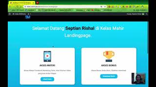 Member Area Kelas Mahir Landingpage