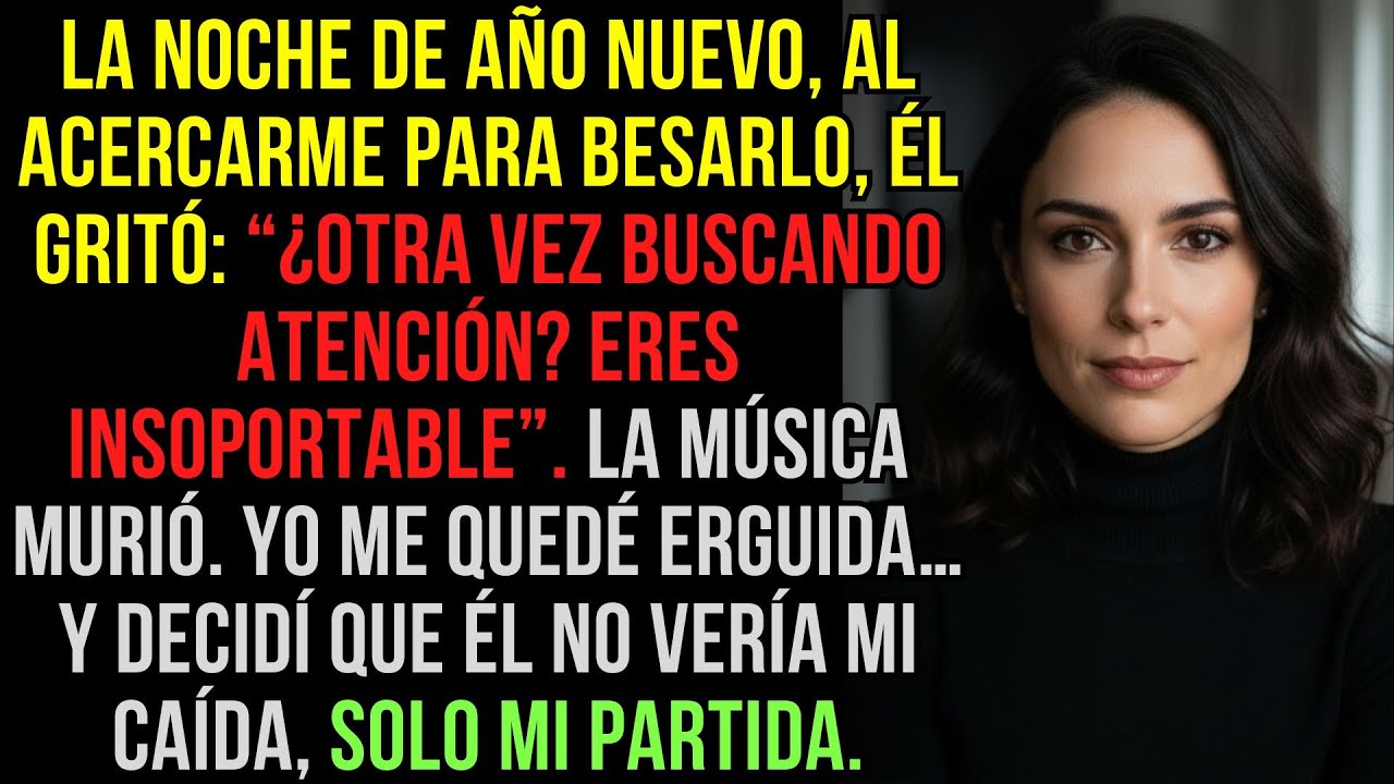 EN AÑO NUEVO, MI ESPOSO ME GRITÓ ANTE TODOS… Y YO DECIDÍ PARTIR.