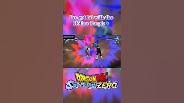 Imaginary Technique: Hollow Purple🌀 #dragonball #sparkingzero #shorts