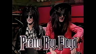 MTV: Headbanger's Ball - Pretty Boy Floyd (Interview by Adam Curry) (1989) (1980s Glam Metal) [HD]