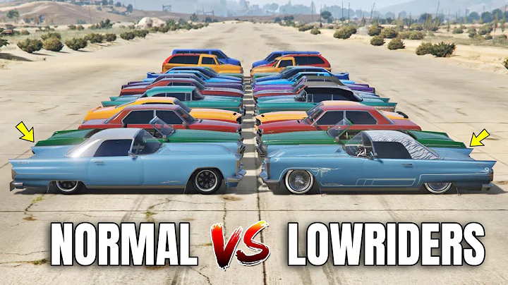 GTA 5 ONLINE - NORMAL VS LOWRIDERS (WHICH IS FASTEST?)