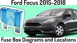 Ford Focus 2015-2018 Fuse Box Diagrams and Fuse Panel Locations