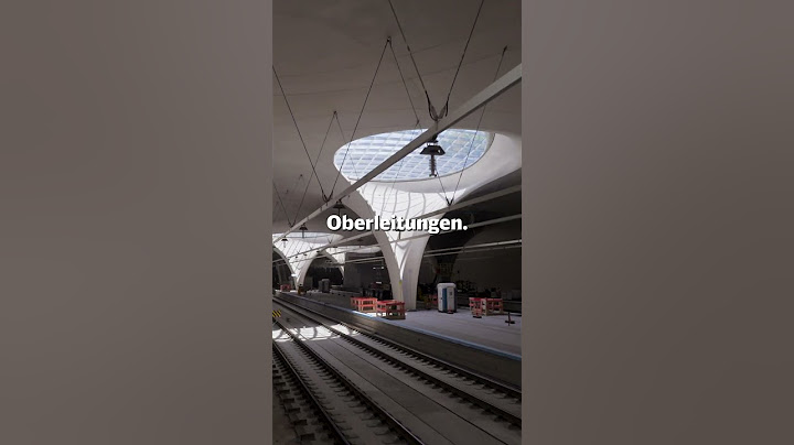 Stuttgart 21: In 25 Sekunden durch die Bahnsteighalle