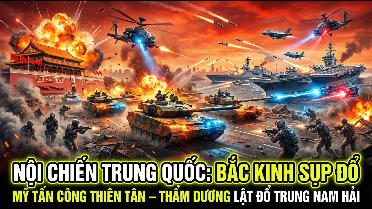 Nội Chiến Trung Quốc Nổ Ra: Mỹ Tấn Công Thiên Tân – Thẩm Dương Chớp Thời Cơ Chiếm Bắc Kinh!