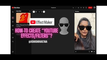 How to Create Simple YouTube Effects Using Effect Maker | Face Effect: Sunglasses | YouTube Effect