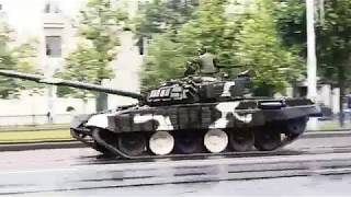 Initial D feat. Tank T-72 - Crash in Minsk