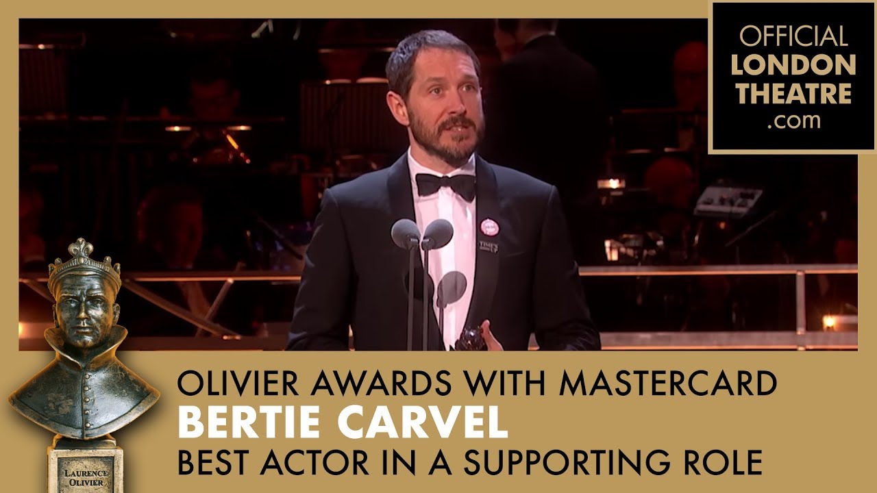 Bertie Carvel wins Best Actor in a Supporting Role | Olivier Awards 2018