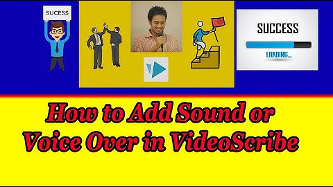 How To Add Voiceover In VideoScribe | Whiteboard Animation
