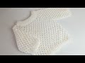 ABRIGO O SUETER A CROCHET PASO A PASO - BASICOS DEL TEJIDO - PUNTO FANTASÍA  - TEJE FÁCIL Y RAPIDO