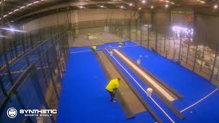 Synthetic Sports Group Padel Courts Installation Timelapse
