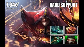 Warlock Hard Support - Dota 2 Patch 7.34e Gameplay