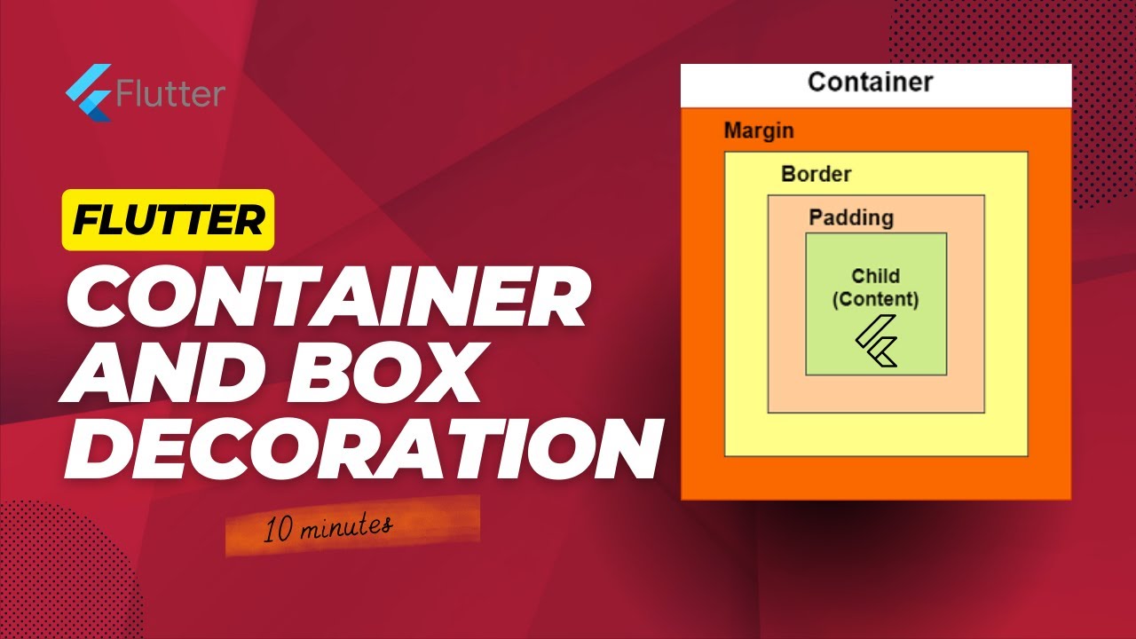 How To Create A Container Box Decoration Flutter Dart You