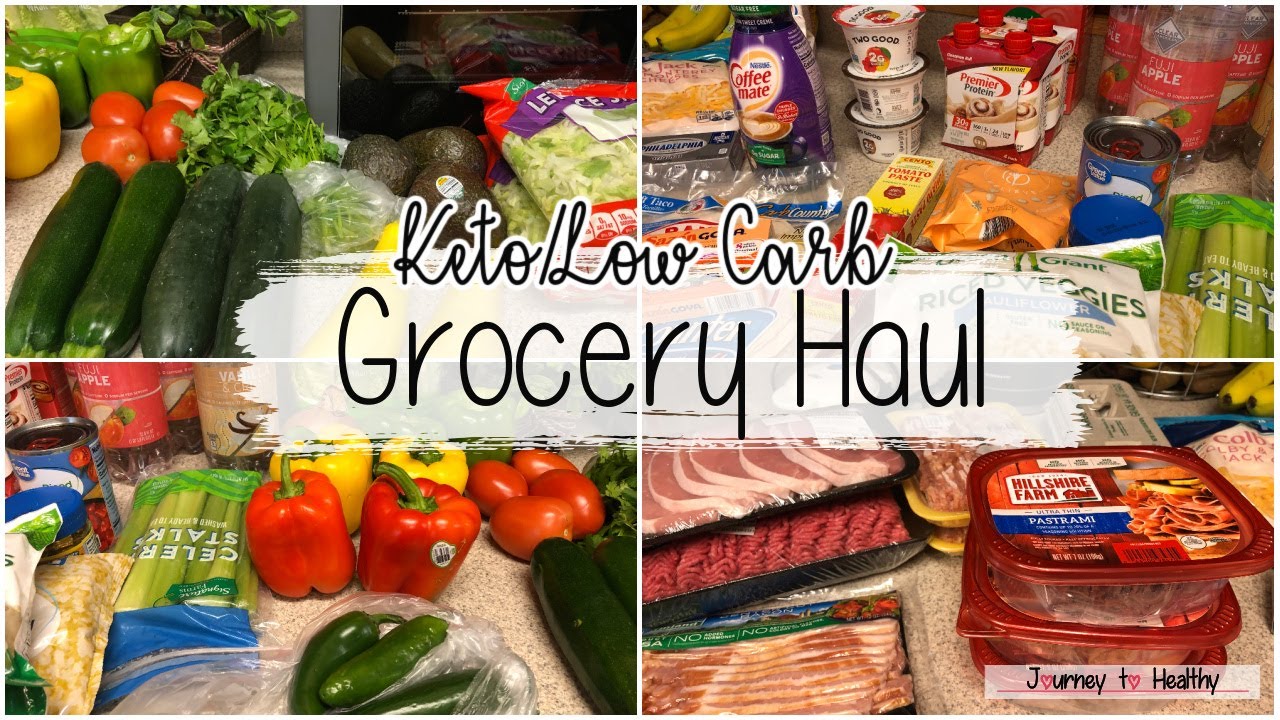 Weekly Grocery Haul + Meal Plan | Low Carb/Keto Meal Plan