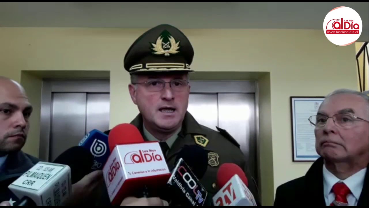 diana silvers General de Carabineros Los Ríos Iván Ketterer dio a conocer resumen de seguridad