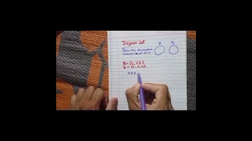 Disjoint set explanation with example #shorts #maths