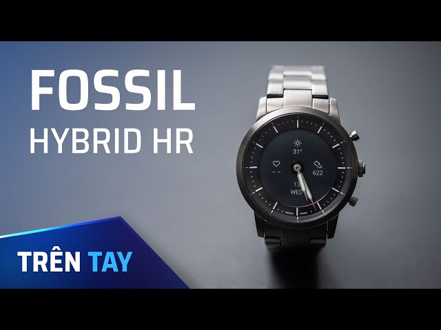 Fossil Hybrid HR - Đồng hồ lai với màn hình e-ink luôn sáng