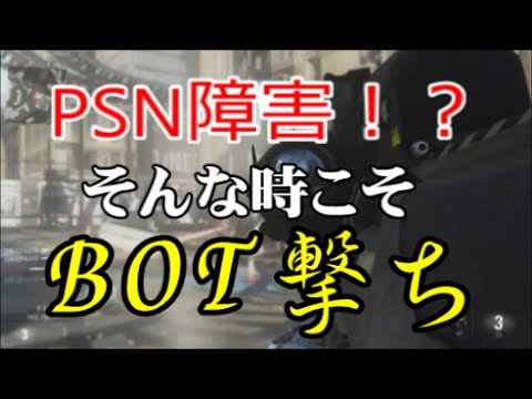 【COD：AW：＃45】～PSN障害中はBOT撃ちで砂練！【スナイパー練習法：クイック】～