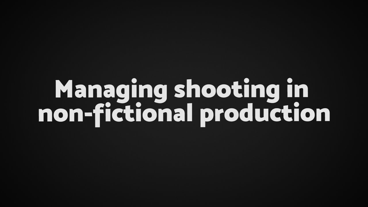 04.20 - Managing shooting in non-fictional production - SACD saturn