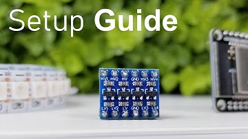 EASY Logic Level Shifter ESP32 Setup Guide: WLED Tutorial. 3.3v to 5v
