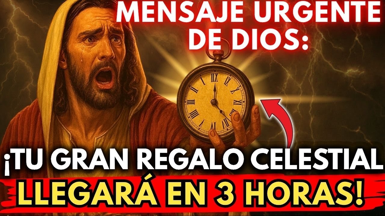 ⚠️ MENSAJE URGENTE DE DIOS: ¡TU GRAN REGALO CELESTIAL LLEGARÁ EN 3 HORAS!